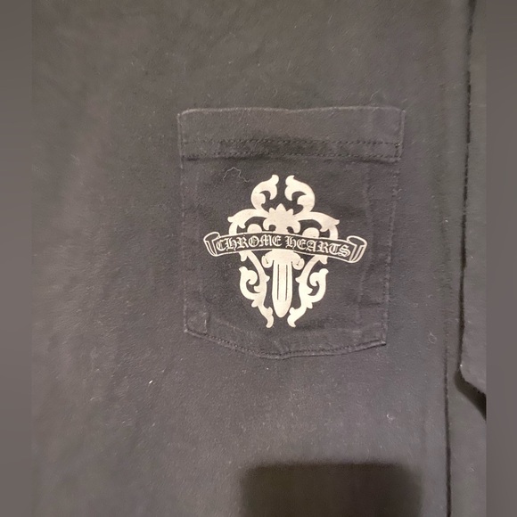 Rare Chrome Hearts Staff Long Sleeve Tee - Picture 7 of 10